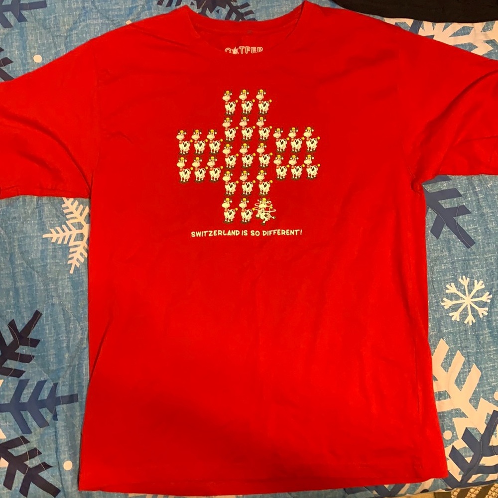 Switzerland is so different t- shirt